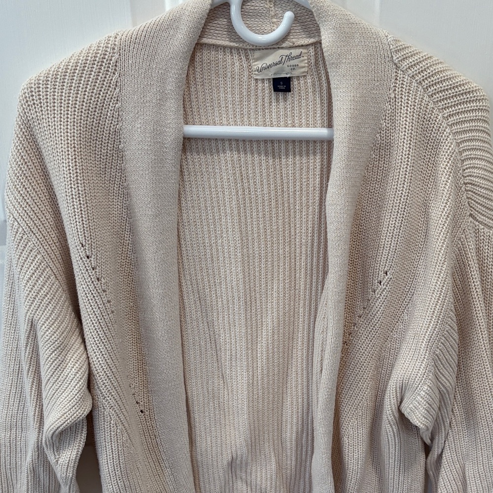 Universal Thread Women's Cream Cardigan